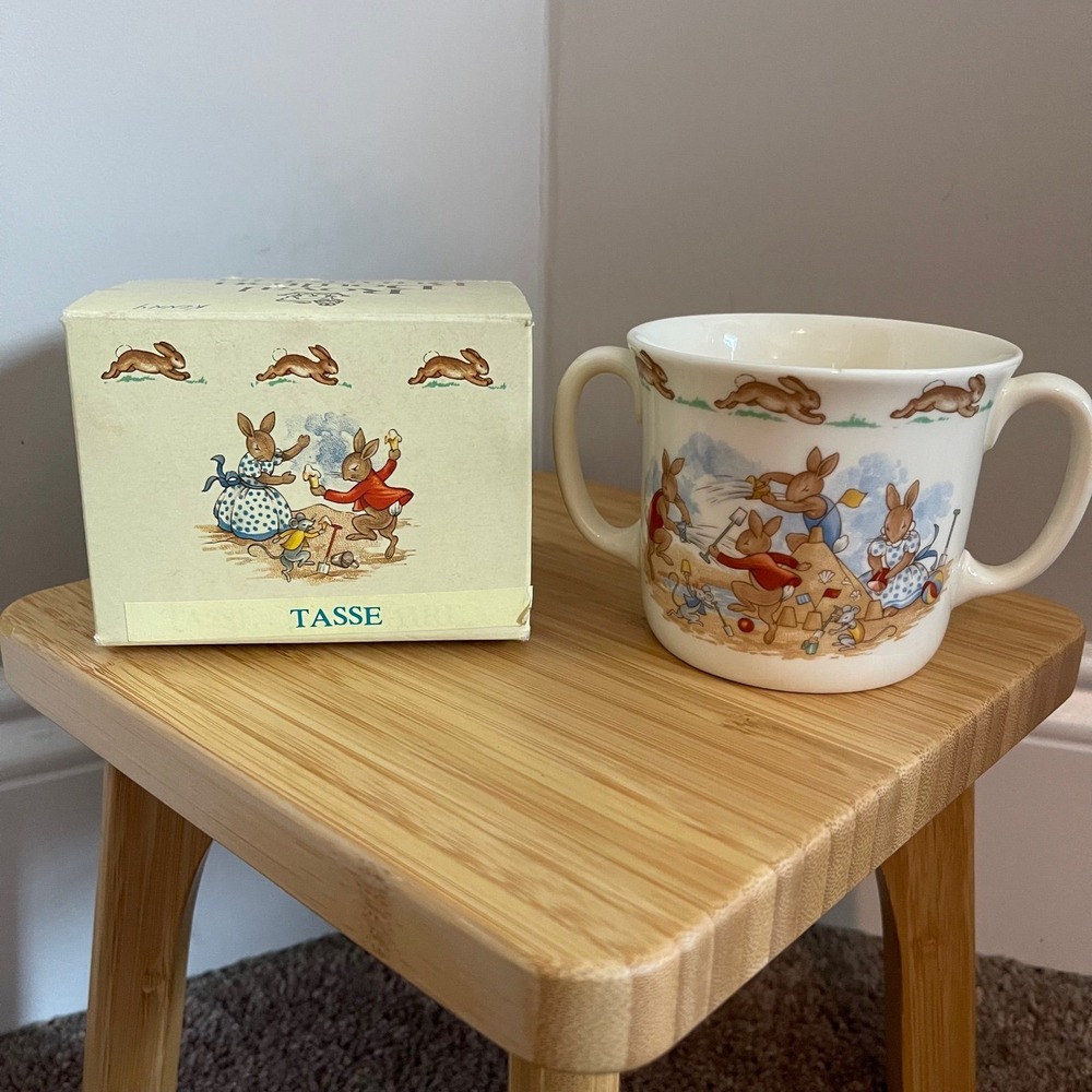 Royal Doulton Bunnykins 2 handled‎ hug-a-mug Tasse